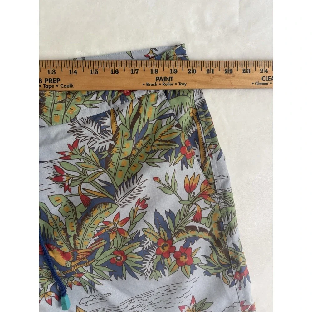 Tori Richard Tropical Island Print Swim Trunks Shorts Men's 38 Vacation 0849